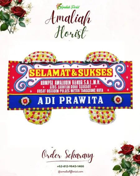 Papan Bunga Ucapan Selamat Cimari
